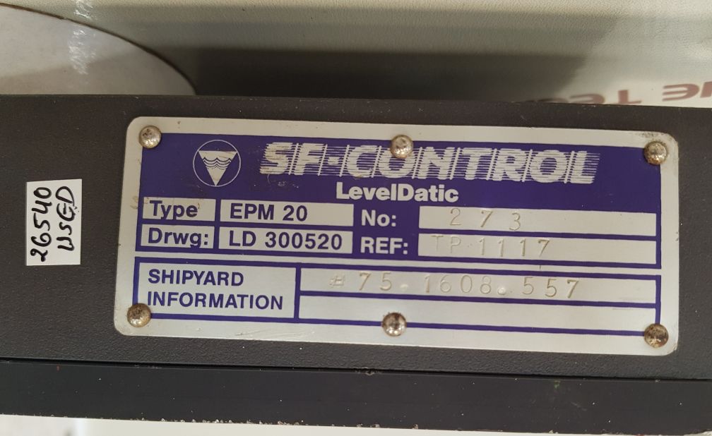 SF-CONTROL/SAAB EPM 20 PRESSURE TRANSDUCER