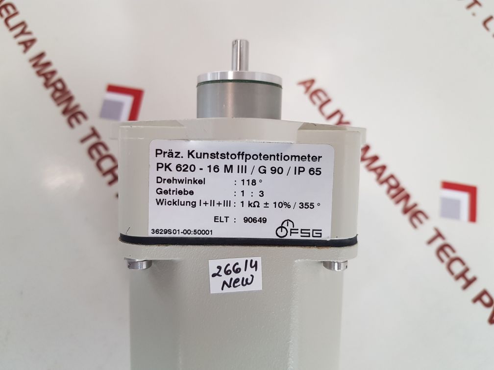 FSG PK 620-16 M III/G 90/IP 65 PLASTIC POTENTIOMETER