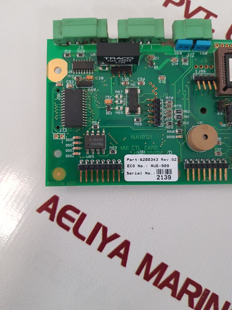 NA1051 MMI CONTROL CARD 6200343 REV.G2