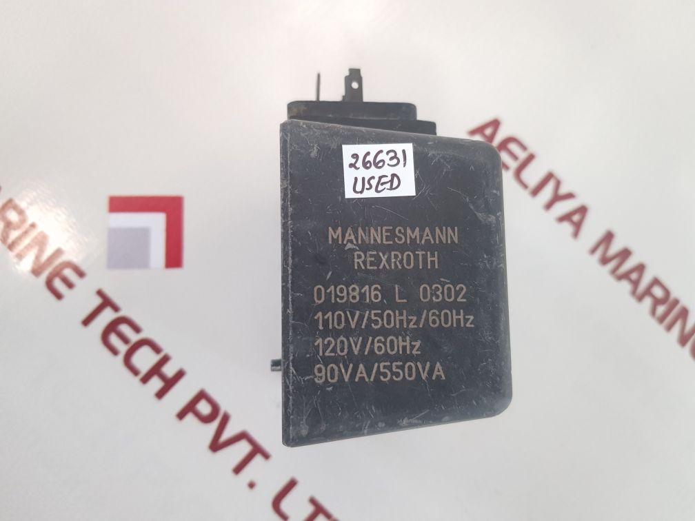 MANNESMANN REXROTH 019816 L 0302 SOLENOID COIL