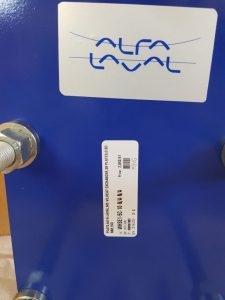 ALFA LAVAL M3-FG PLATE AND FRAME HEAT EXCHANGER UNIT