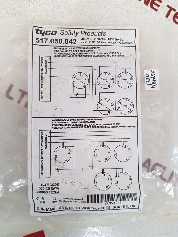 TYCO 517.050.042 CONTINUITY BAS