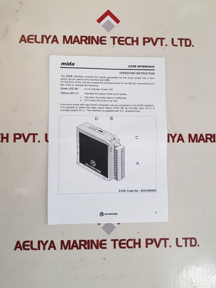 MARPOSS 8303290000 INTERFACE MODULE