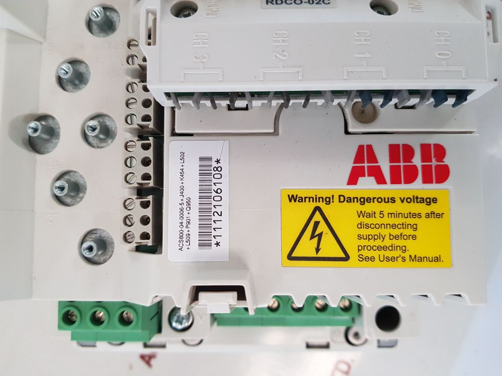 ABB ACS800-04-0006-5+ J400+ K454+L502+L509+P901+Q950 DRIVE MODULE