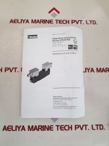 PARKER D14-2128D3-8 DIRECTIONAL CONTROL VALVE