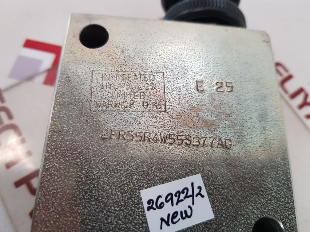 INTEGRATED HYDRAULICS 2FR55R4W55S377AG VALVE BLOCK JH1238