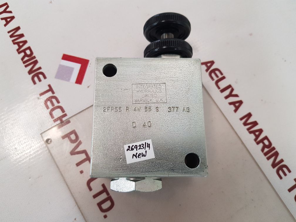 INTEGRATED HYDRAULICS 2FR55 R 4W 55 S 377 AG VALVE BLOCK JH0801