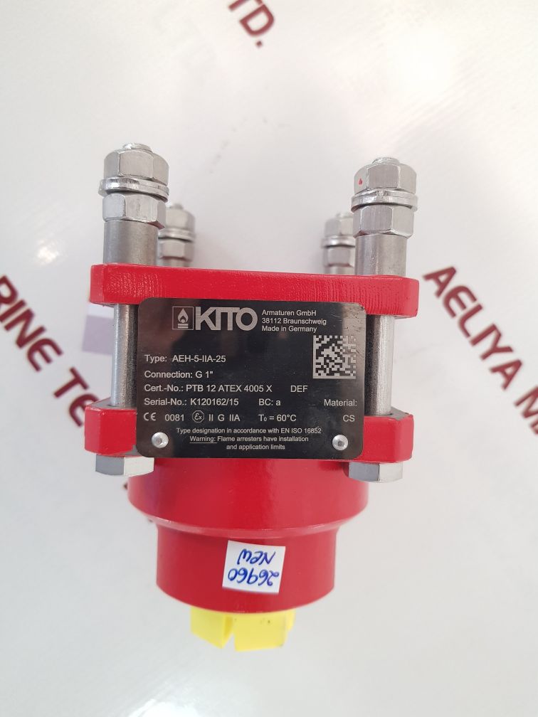 KITO ARMATUREN AEH-5-IIA-25 FLAME ARRESTOR