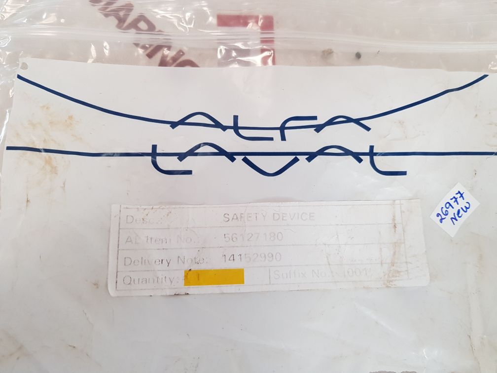 ALFA LAVAL 56127180 SAFETY DEVICE