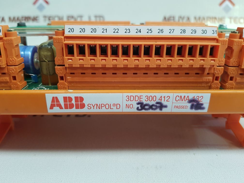 ABB 3DDE 300 412 GENERATOR RELAY CARD