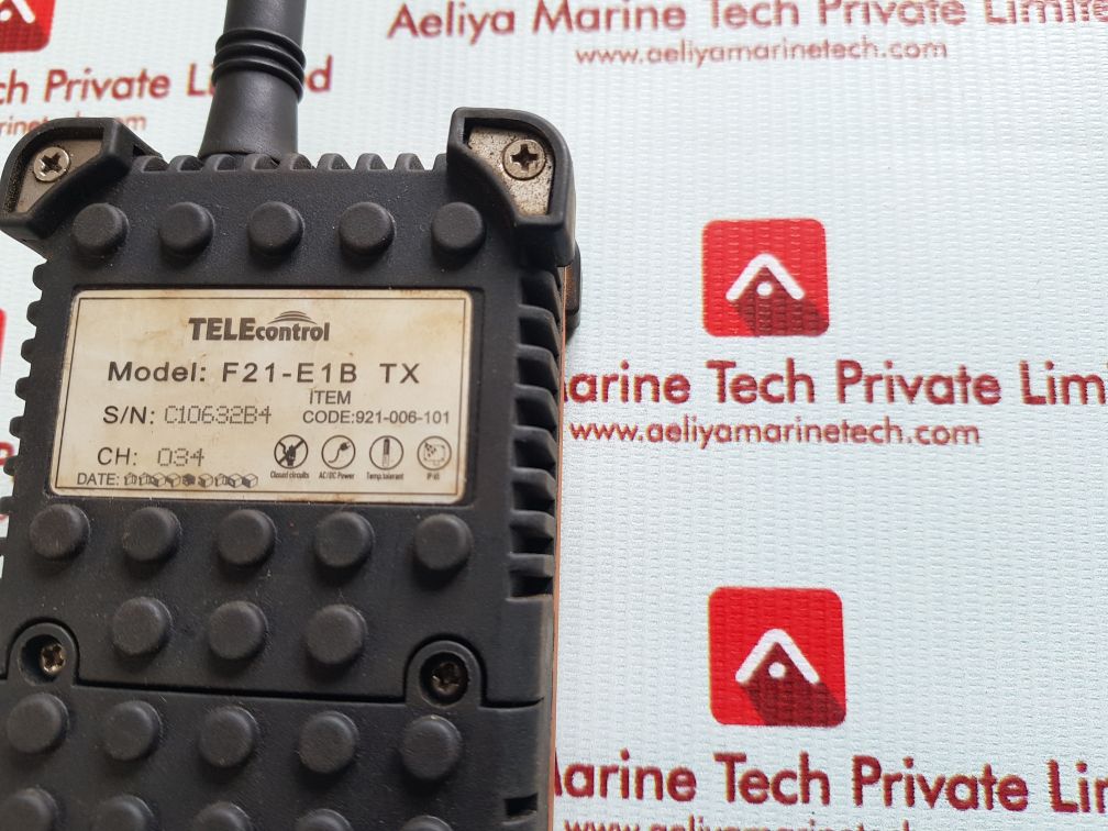 TELECONTROL F21-E1B TX RADIO INDUSTRIAL WIRELESS REMOTE CONTROL