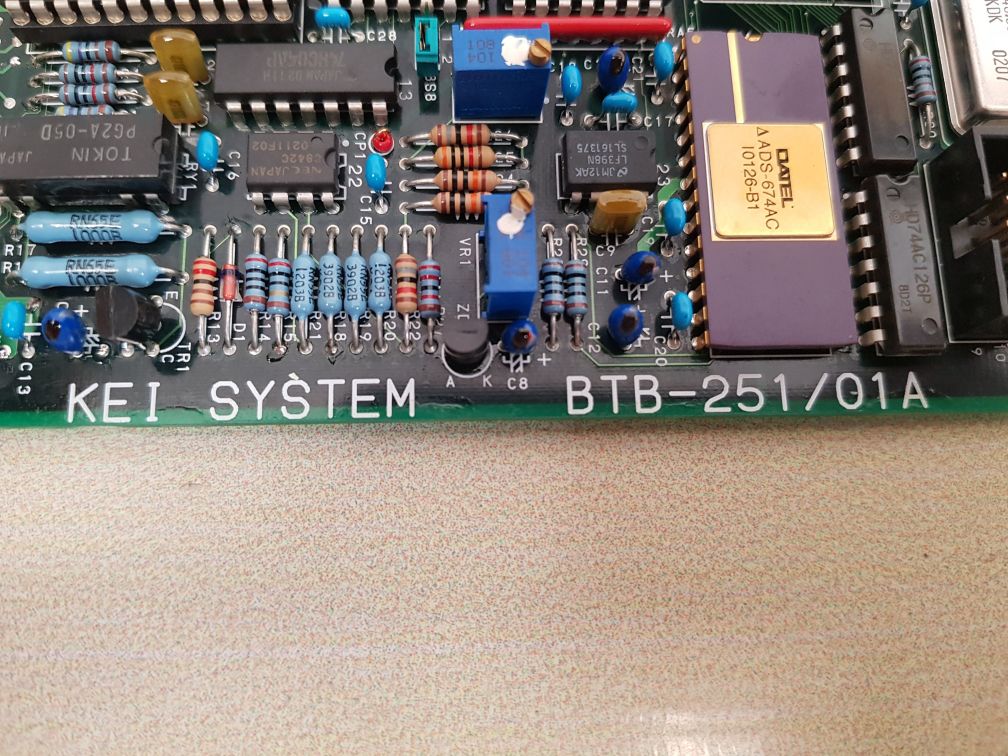 KEI SYSTEM BTB-251/01A PCB CARD 4 026A 204
