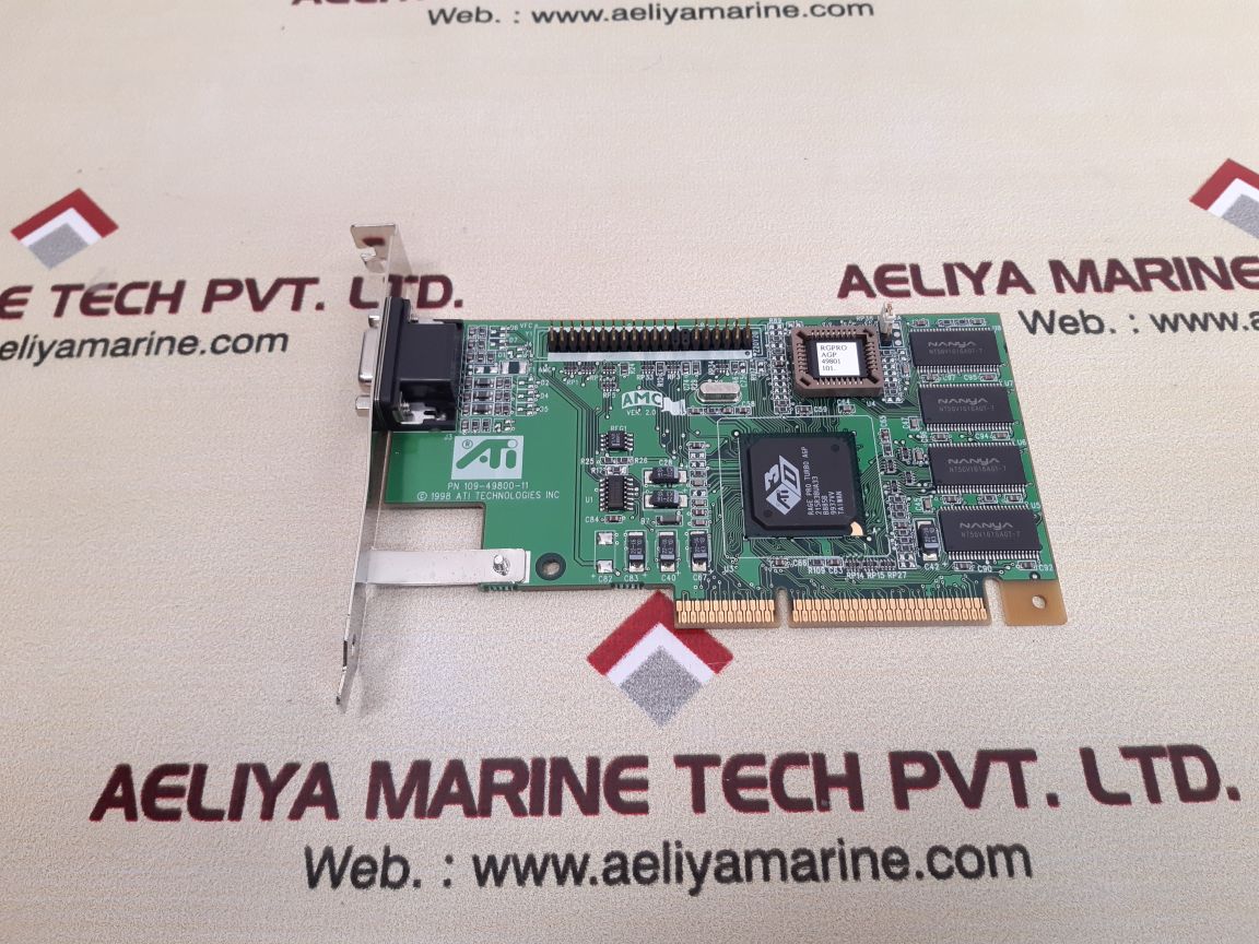 ATI TECHNOLOGIES 109-49800-11 VIDEO GRAPHICS CARD