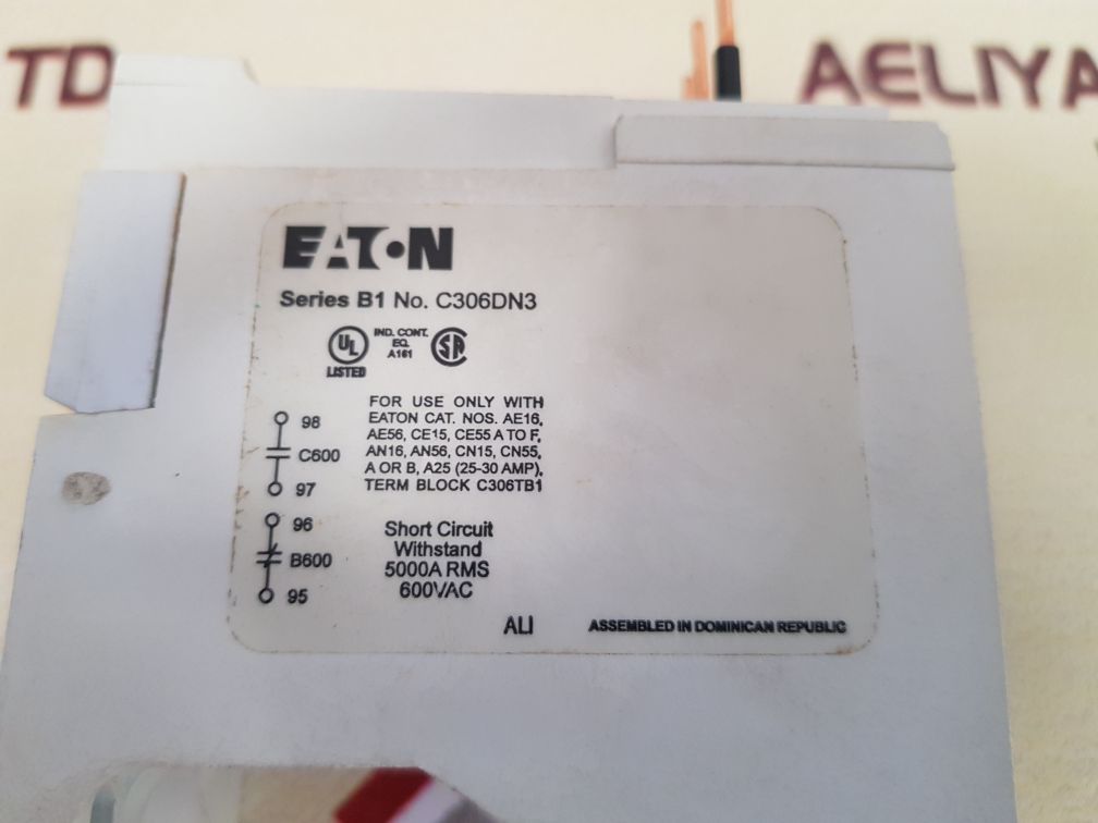 EATON C306DN3 THERMAL OVERLOAD RELAY 886252707
