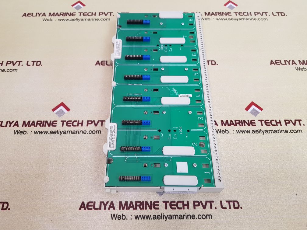 GE INTELLIGENT PLATFORMS 8709-CA-08 CARRIER, 8 MODULE W/ EARTH BAR