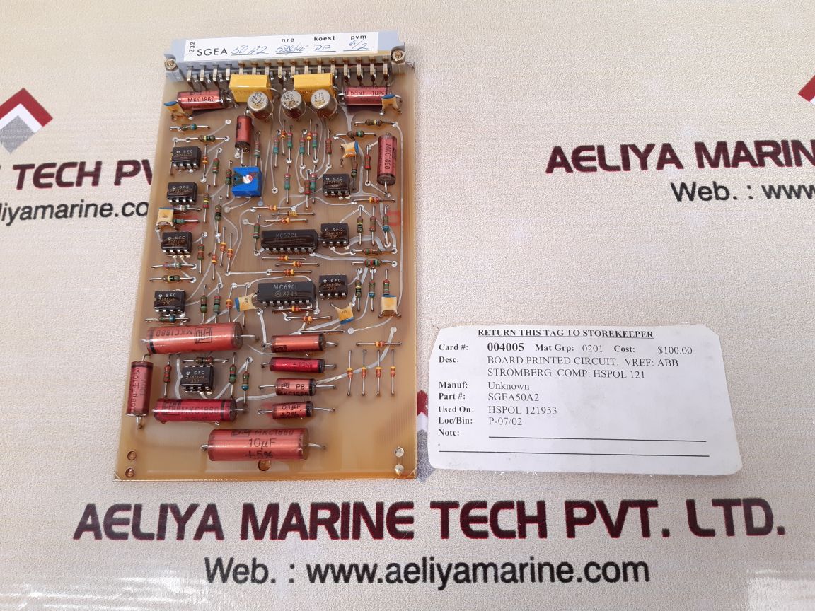 STROMBERG SGEA 50A2 PCB CARD