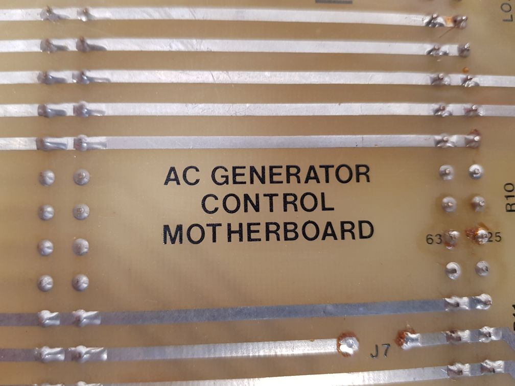 INTEGRATED POWER SYSTEMS 016-002500 AC GENERATOR CONTROL MOTHERBOARD