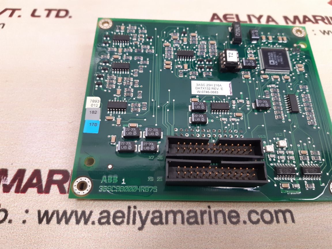 ABB 3BSC980004R875 PCB CARD 3ASC 25H 216A