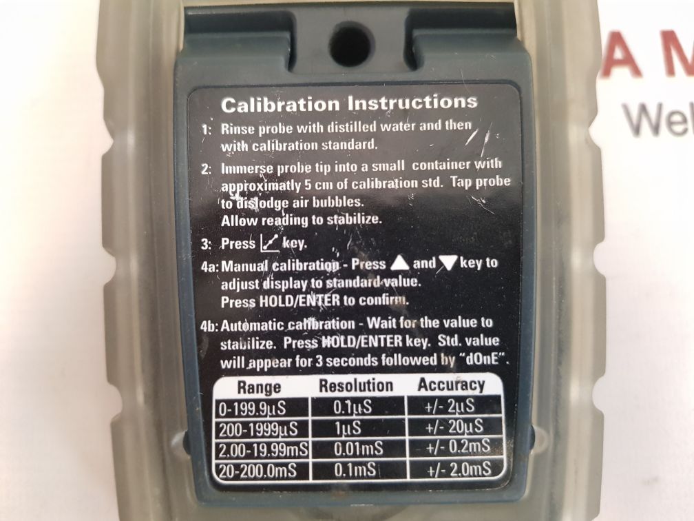 ASHLAND CONDUCTIVITY METER