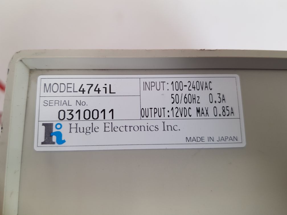 HUGLE ELECTRONICS 474IL IONIZATION CONTROLLER UNIT