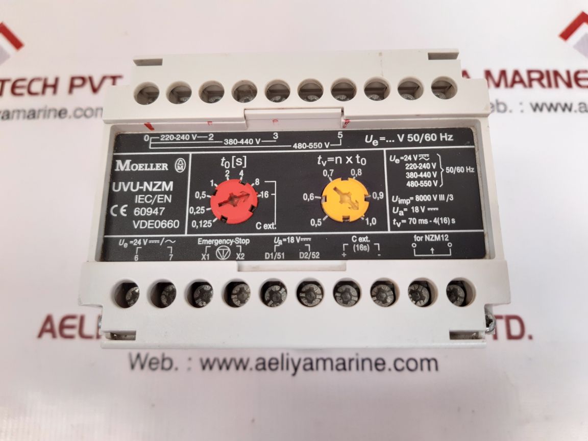 MOELLER UVU-NZM CIRCUIT BREAKER 220-240V