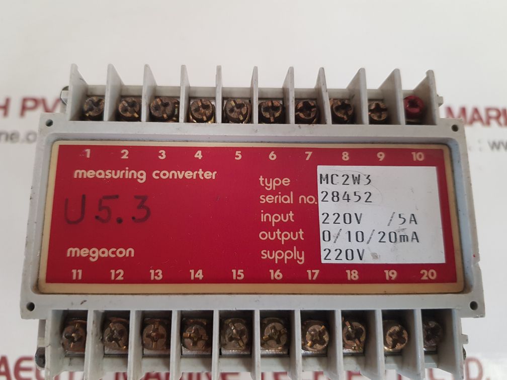 MEGACON MC2W3 MEASURING CONVERTER
