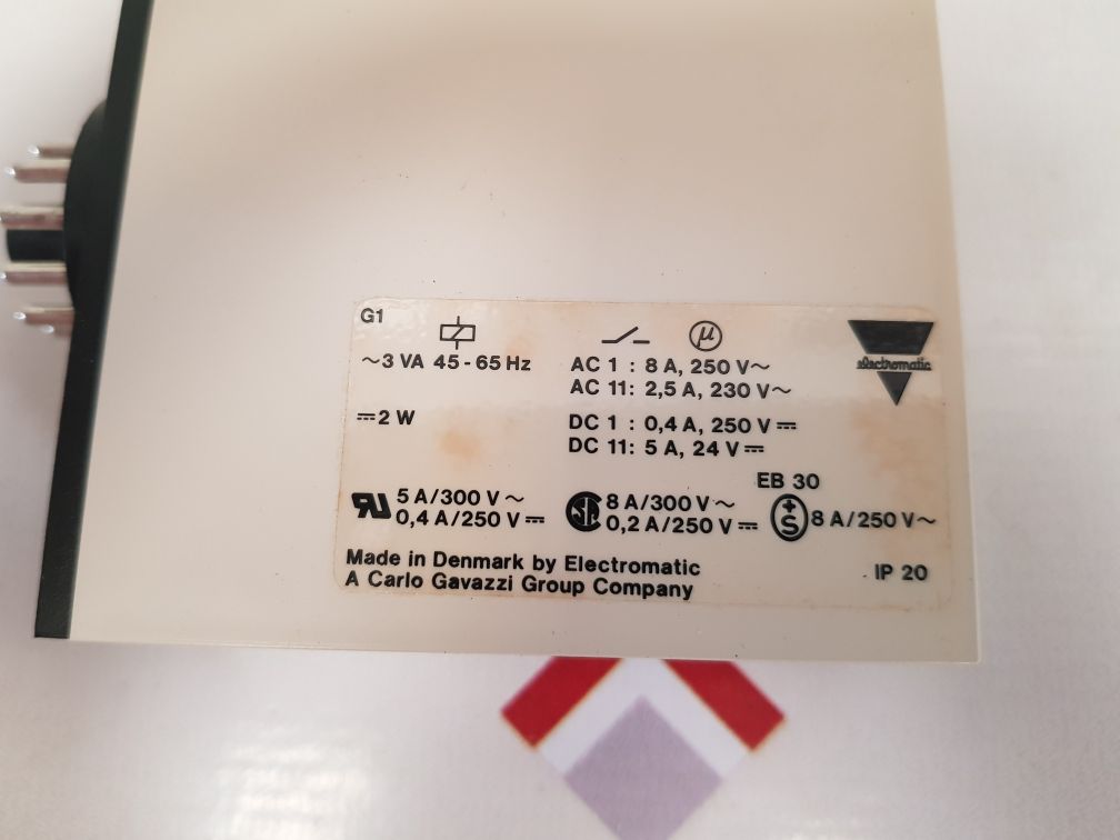 ELECTROMATIC SA 245 230 TIME RELAY ELC.003.079