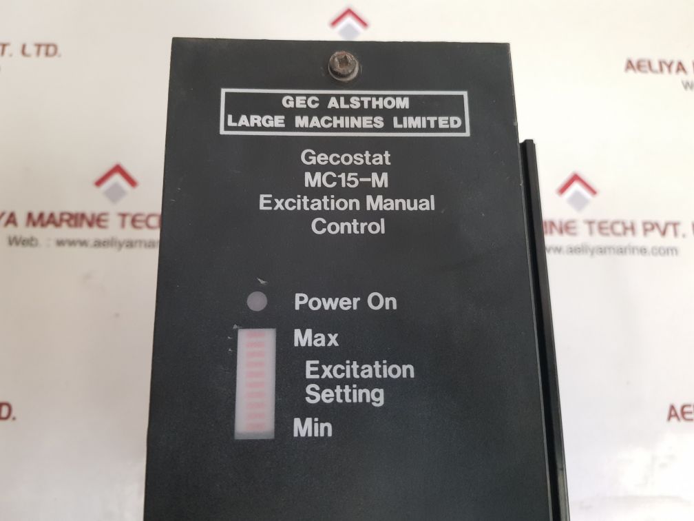 GEC ALSTHOM MC15-M EXCITATION MANUAL CONTROL