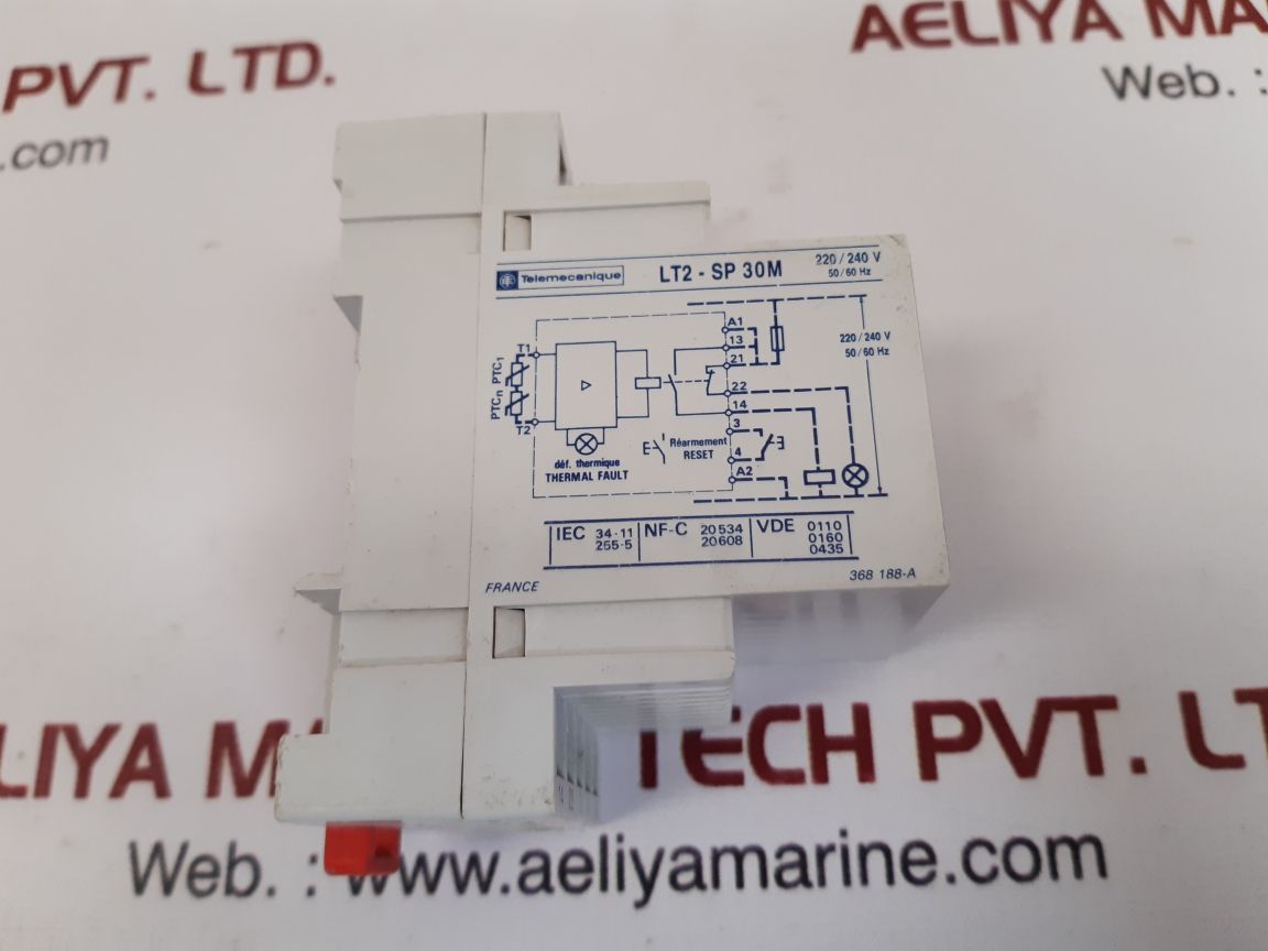 TELEMECANIQUE LT2-SP 30M THERMISTOR PROTECTION RELAY