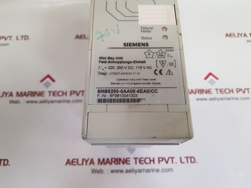 SIEMENS 6MB5250-0AA05-6EA0/CC MINI BAY UNIT