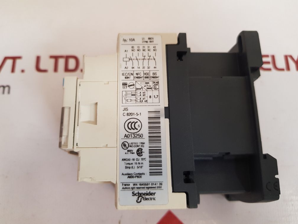 SCHNEIDER ELECTRIC TELEMECANIQUE SQUARE D CAD32B7 CONTROL RELAY