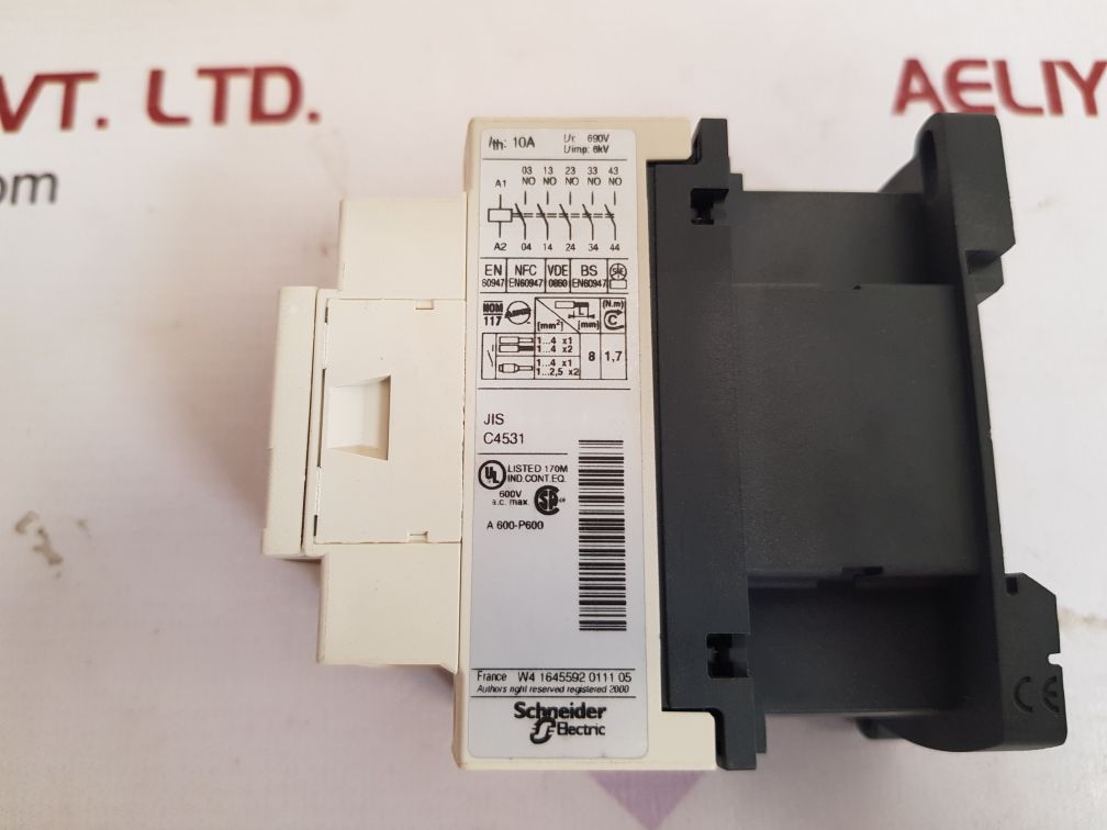 SCHNEIDER ELECTRIC TELEMECANIQUE SQUARE D CAD50B7 CONTROL RELAY