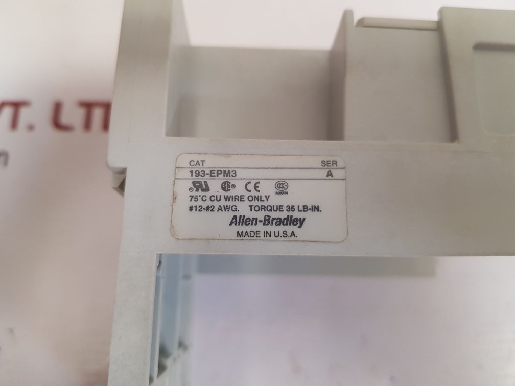 ALLEN-BRADLEY 193-EPM3 DIN RAIL/PANEL ADAPTER SER A