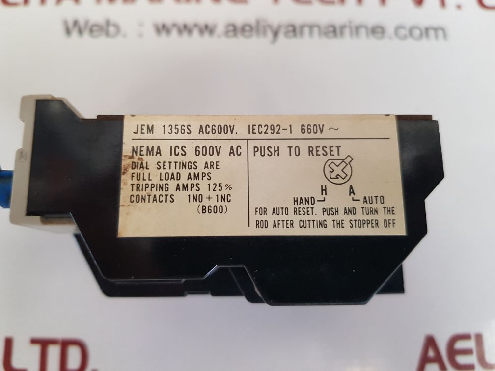 MITSUBISHI ELECTRIC TH-K20 THERMAL OVERLOAD RELAY BH535Z900H02