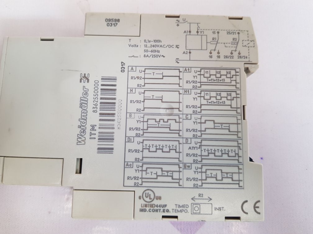 WEIDMÜLLER 8362550000 MULTIFUNCTION TIME RELAY