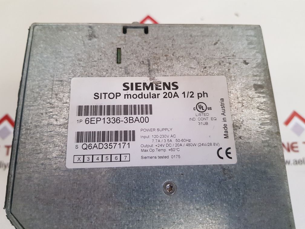 SIEMENS SITOP MODULAR 6EP1 336-3BA00