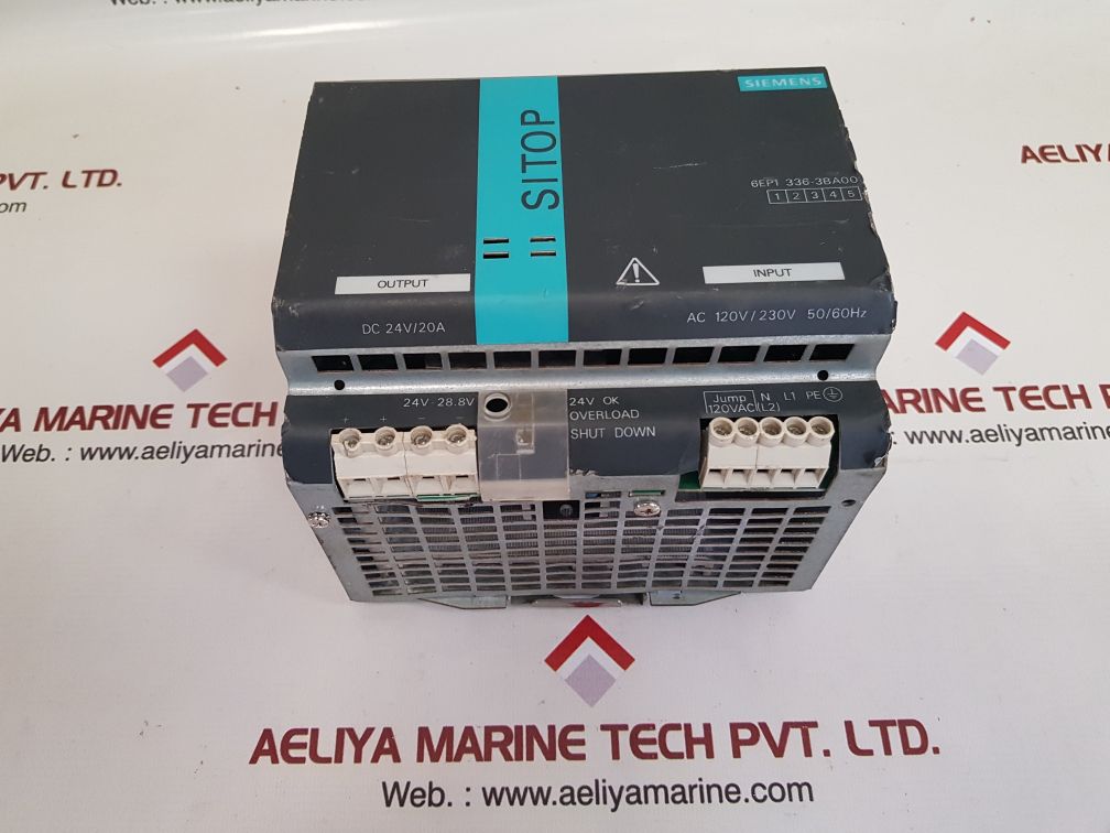 SIEMENS 6EP1 336-3BA00 SITOP MODULAR 20A ½ PH