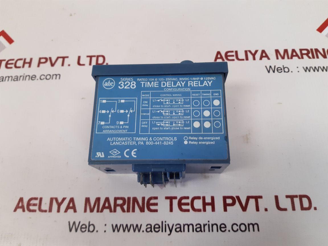 ATC 328D 200 F 10 XX TIME DELAY RELAY