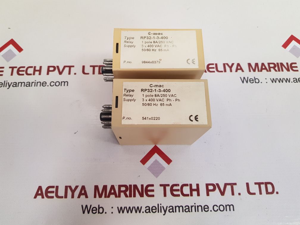 C-MAC RP32-1-3-400 PHASE SEQUENCE RELAY