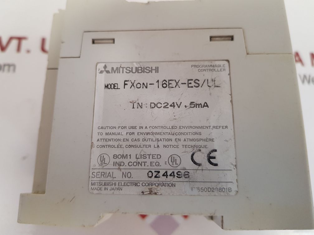 MITSUBISHI ELECTRIC FX0N-16EX-ES/UL PROGRAMMABLE CONTROLLER