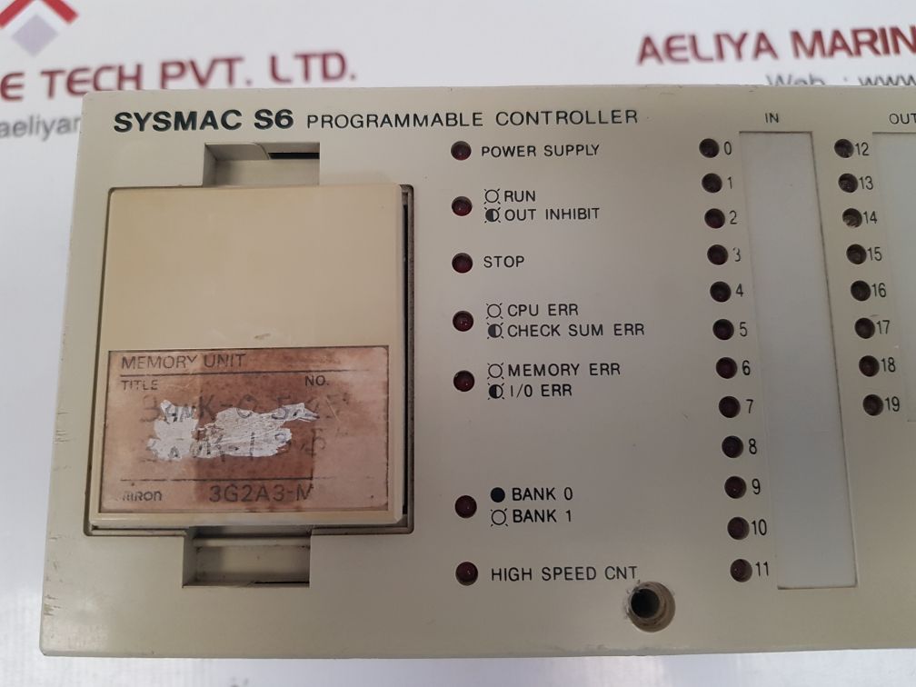 OMRON 3G2S6-CPU29 PROGRAMMABLE CONTROLLER