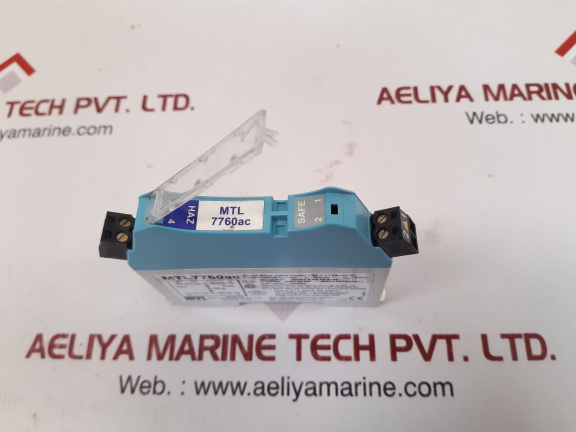 MTL INSTRUMENTS MTL7760AC SHUNT-DIODE SAFETY BARRIER 7705191166