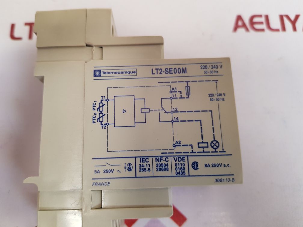 TELEMECANIQUE LT2-SE00M THERMISTOR PROTECTION RELAY