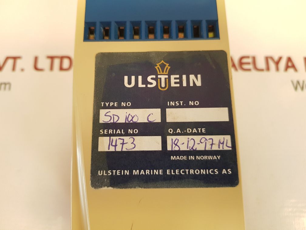 ULSTEIN TENFJORD 5801-SD100C SOLENOID DRIWER UNIT