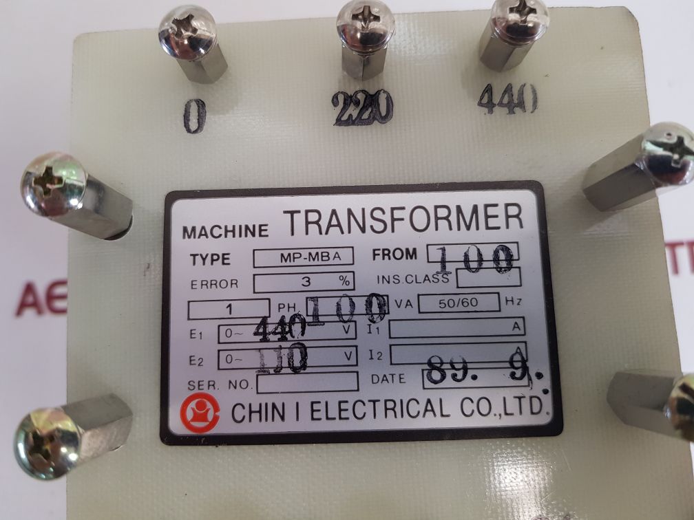 CHIN I ELECTRICAL MP-MBA TRANSFORMER