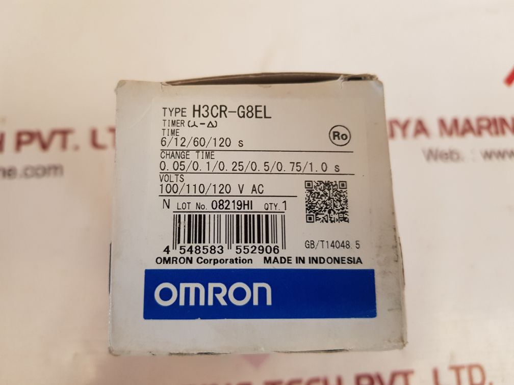 OMRON H3CR-G8EL TIMER 3264626-8A