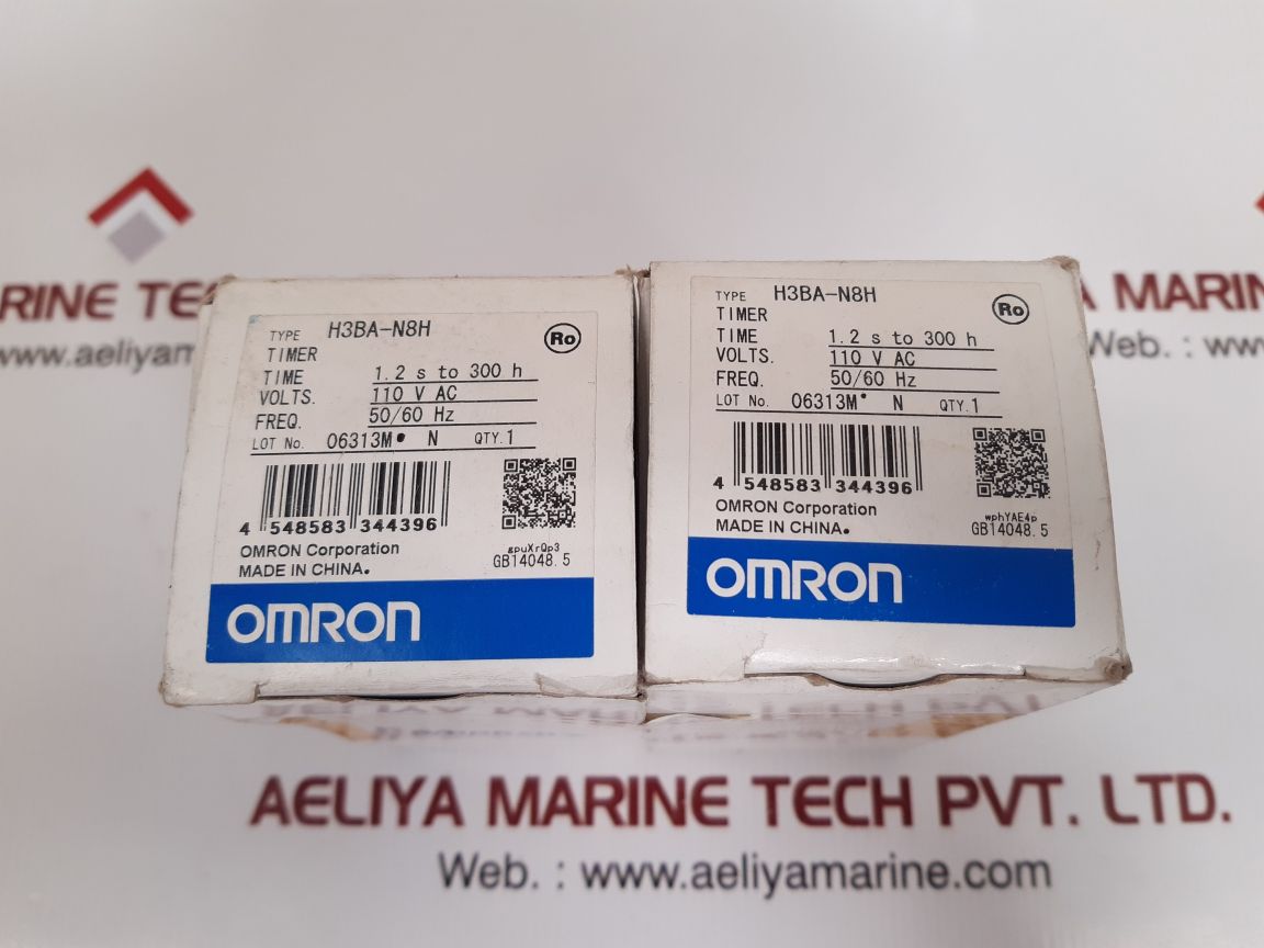 OMRON H3BA-N8H TIMER 1.2S TO 300H