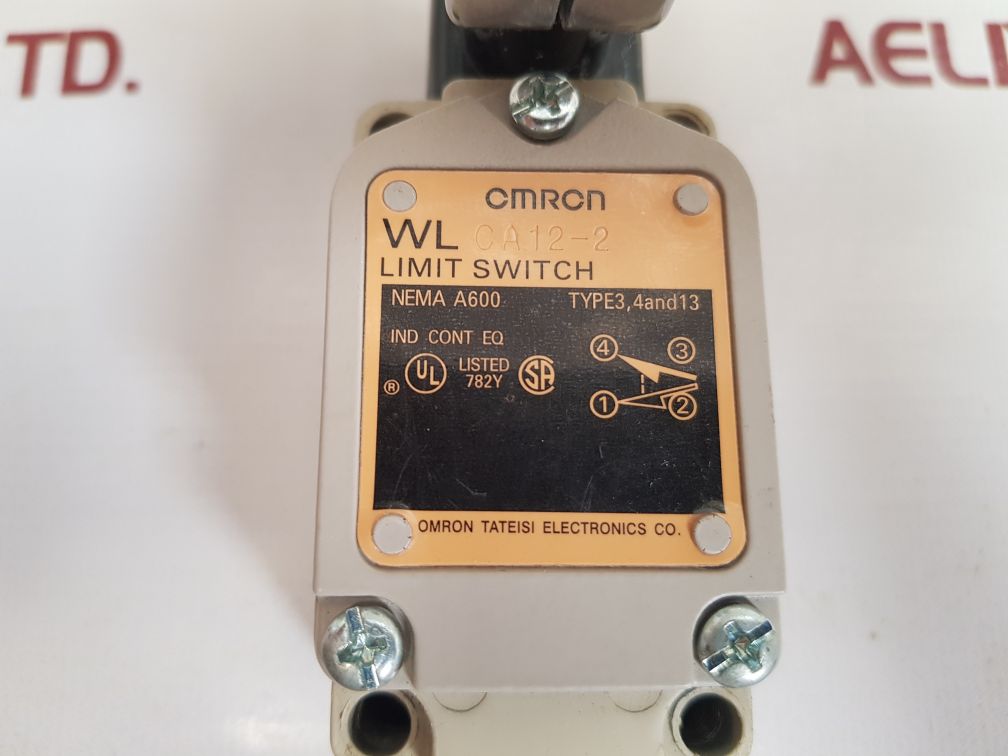 OMRON WLCA12-2 LIMIT SWITCH 3,4 AND 13