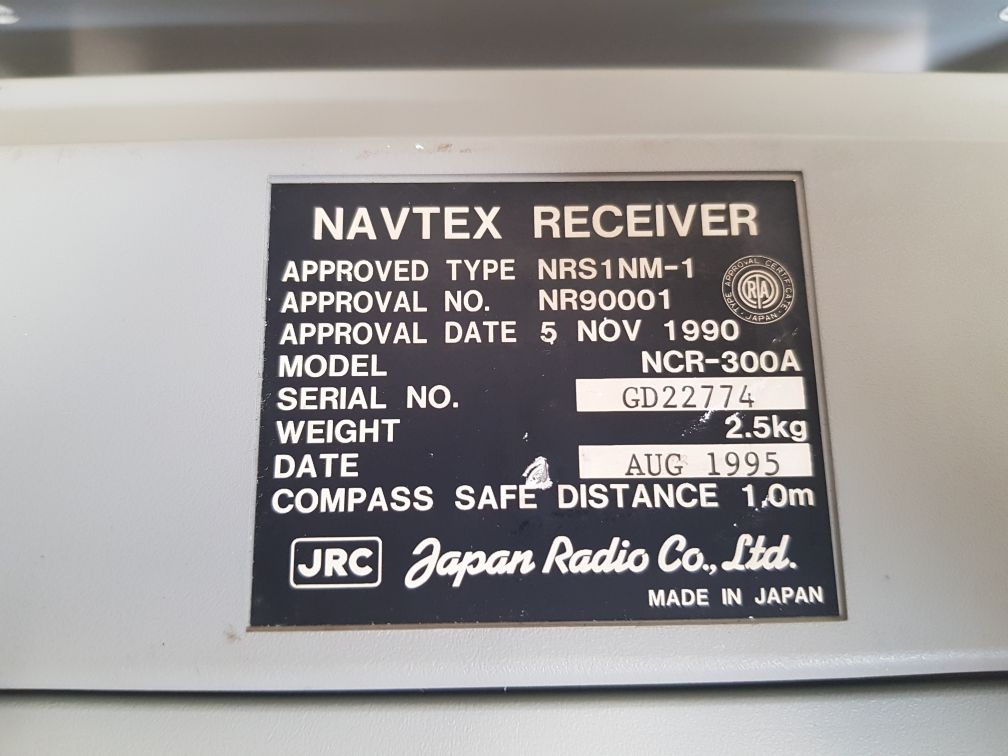 JRC NCR-300A NAVTEX RECEIVER