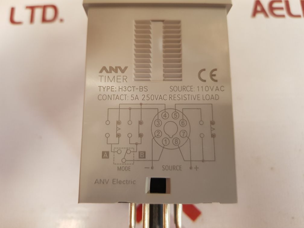 ANV ELECTRIC H3CT-BS MULTI-RANGE TIMER H3CT-B